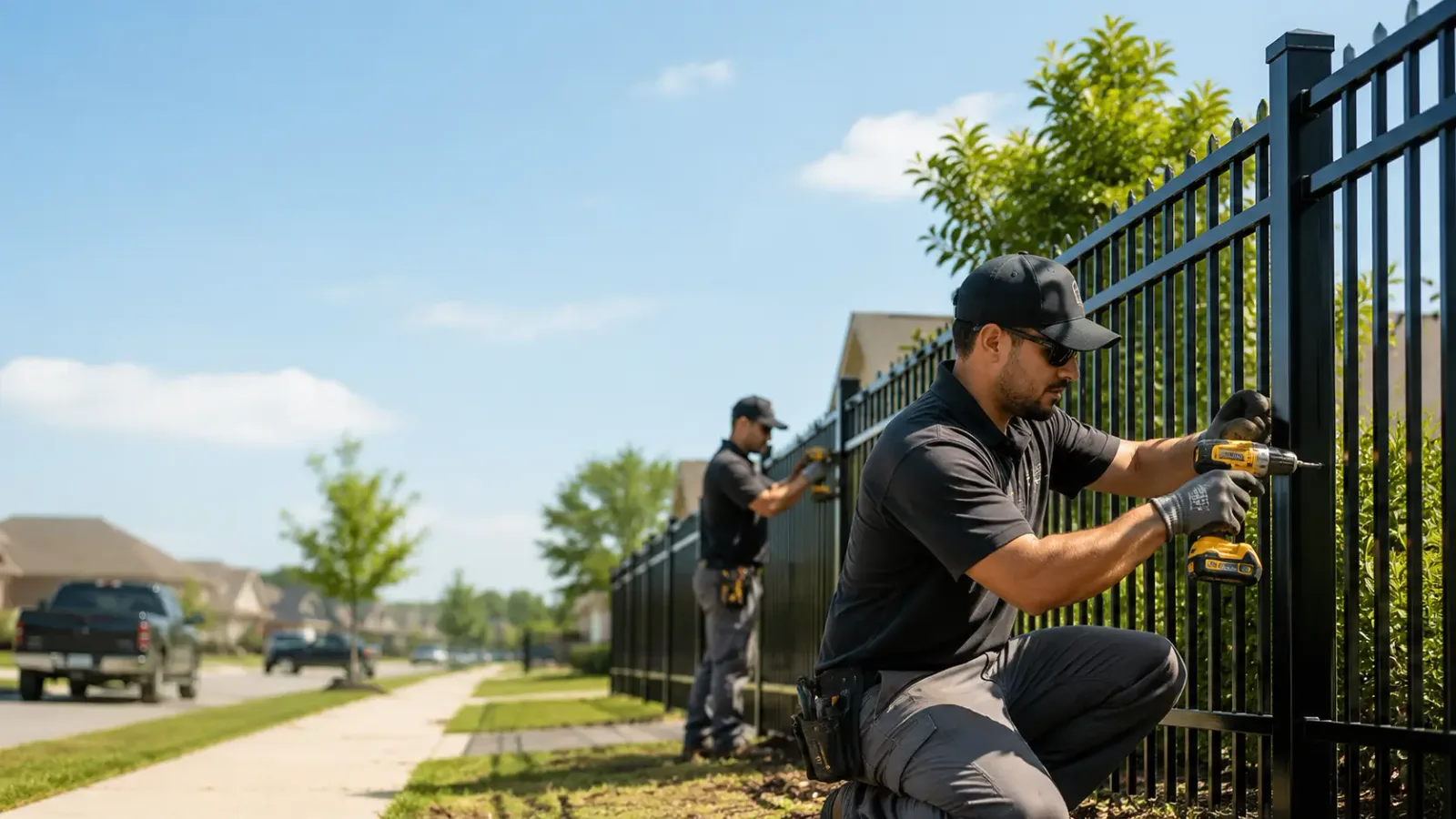 Metal Fence Installation in Falcon Heights, TX
